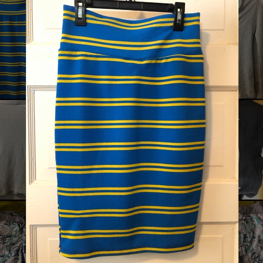 💜 2for $16 Stripe Pencil Skirt